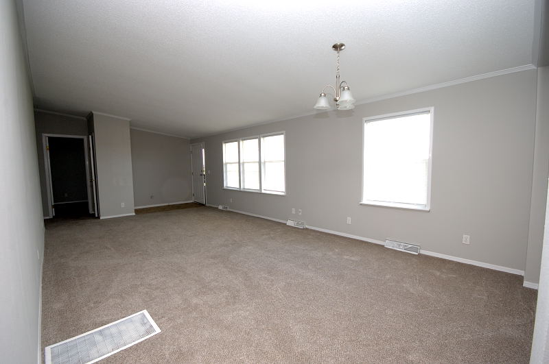 Goldsboro NC - Homes for Rent - 1568 North Beston Rd La Grange NC 28551 - Living Room / Dining Room