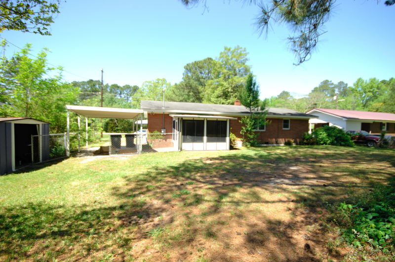 Goldsboro NC - Homes for Rent - 1610 South John St. Goldsboro NC 27530 - Back Yard